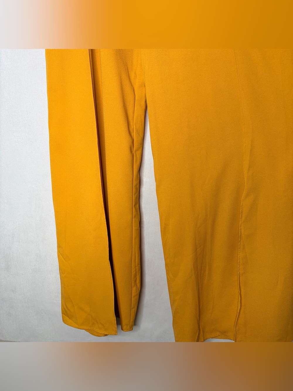 Lulu’s Out Tonight Mustard Yellow Two Piece Jumpsuit - Picture 7 of 10